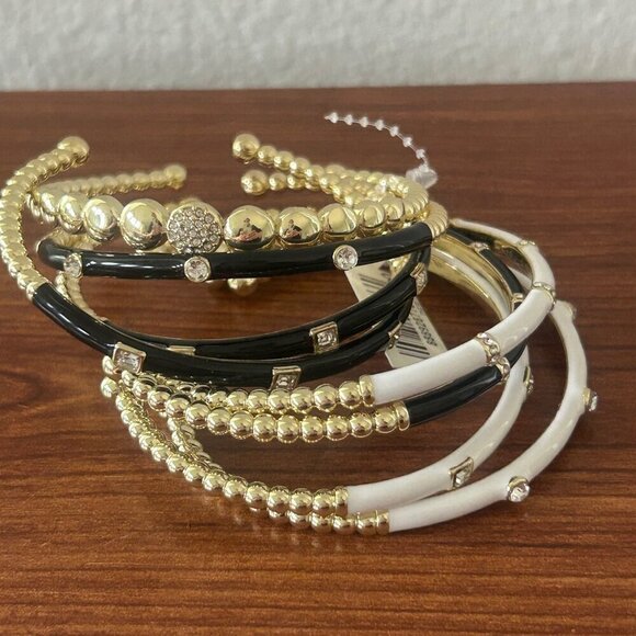 Heidi Daus Slim Pickens Black and White 8-piece Bracelet Set NWT - Picture 7 of 16